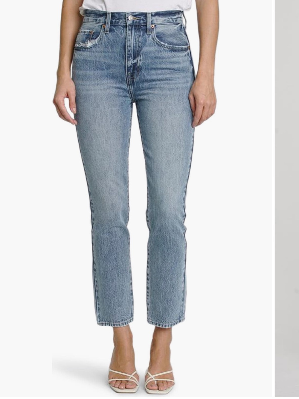 Pistola Keaton High Waist Slim Straight Leg